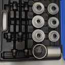 37Pcs Pull and Press Sleeve Kit, Bushing Press Kit for Most Engine Cars Vehicles, Universal Seal Bearing Bushing Removal Installation Tool Kit 4 Pulling Spindles with Nuts Case