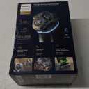 Philips Norelco Shaver i9000 Prestige Ultra, Wet & Dry Electric Shaver, Dark Slate, SenseIQ Pro Technology, Triple Lift & Cut System, 360 Rotating NanoTech Precision Blades, Quick Clean Pod, XP9402/86 (i9000 Prestige + Charge Stand, QCP & Trimmer, Black)