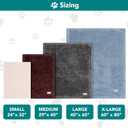 PetAmi Dog Blanket for Small Medium Dogs Grey, Fluffy Soft Puppy Blanket, Sherpa Fleece Cat Blanket for Kitten Doggie, Calming Pet Blanket Throw for Couch Sofa Bed Washable, Medium 29x40
