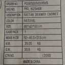 Dressers for Bedroom, 3 Drawer Rattan Dresser with Spacious Storage, Modern Wood Chest of Drawers, Rustic Oak Wooden Nightstand for Bedroom, Living Room, Hallway, Easy Assembly, Closet Organizer, 