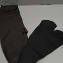 Girls Fleece Lined Tights Kids Warm Thermal Winter Thick Leggings Pantyhose Fake Translucent Pants for School Dress (4-6 Years, Black Footed)