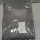 NICETOWN Sliding Glass Door Curtain Extra Long 132 inches Long, Grommet Thermal Insulated Blackout Patio Door Curtain Room Divider for Bedroom/Pergola, Gray, W100 x L132, 1 Panel (Grey)