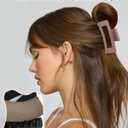3Pcs Silicone Hair Clips Flexible Claw Clips for Women Cloud Clip Bendable Large Hair Claw Clip