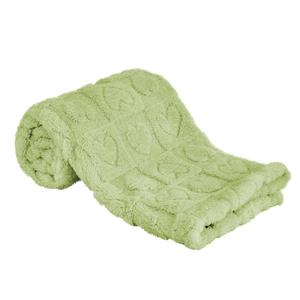 Yurhap Fleece Baby Blanket Heart Checkered Blanket, Ultra Soft Cozy Baby Blankets for Boys Girls, Fluffy Infant Toddler Newborn Receiving Blankets for Crib Stroller 30”×40” (Green)