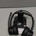 Wireless Headset with Mic for Work(Upgrade Volume Knob & Charging Indicator), Bluetooth Headset with Microphone for PC, with Noise Cancelling/Mute/USB for Call Center/Office/Home/Computer/Teams/Zoom (Black)