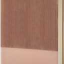 Lined Journal Notebook for Work College Ruled Note Book 5.79"x8.27" A5 PU Leather Daily Journaling 216 Pages for Women Men Writing Home School Supplies Business (Dark Pink)