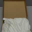 Putros 6.6FT Round Backdrop Cover Ivory Circle Balloon Arch Backdrop Cover for Wedding Birthday Party Decoration