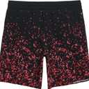 maamgic Boys Athletic Shorts with Liner Youth 2 in 1 Active Running Basketball Shorts (Black) Size 8