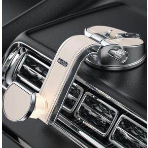 Bestrix Premium Magnetic Phone Mount for Car  Car Phone Holder Mount [Powerful Magnets & Upgraded Suction] Fits All Cars, Installs in Seconds  Holds All Phones Including 6.7" (Off-White)