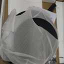 C Shaped Side Table, Round End Table, Tv Trays Table for Couch, Small Snack Table with Metal Leg for Living Room, Bedroom, Bedside, Sofa and Office (Black)