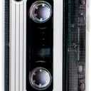 FAteam Case for Galaxy Note 10 with Reinforced Corners TPU Soft Bumper Retro Cassette Tape Case Compatible with Samsung Galaxy Note 10