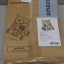 Baby Push Walker, Wooden Baby Walker with Wheels, Montessori Push Walker for Babies 10-12 Months, Adjustable Speed Push Walking Toys for Boys&Girls 1 Year Old, Christmas Birthday Gifts for Toddler