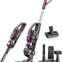 Roomie Tec SlimVac Upright Cordless Vacuum Cleaner, Dual Motor Powerful Suction, Up to 40 min Runtime, 2200mAh Batt Lightweight, Includes Pet Brush for Hair, HEPA Filter, Ideal for Home Cleaning, Carpets, and Cars