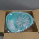 JOYMOOP Fruit Cleaner Spinner JOYLOOP, Large Fruit Washer Spinner, Fruit Cleaner Spinner with Fruit Washer Bowl, Vegetable Fruit Spinner Washer,Fruit and Vegetable Scrubber (Light Blue)