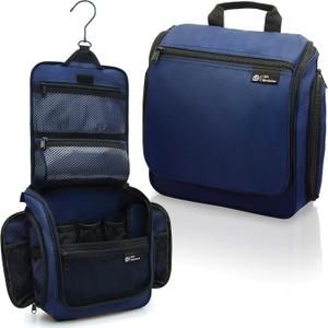 D&D Wanderlust D&D Hanging Travel Toiletry Bag for Men and Women Cosmetics, Makeup and Toiletries Organizer Kit with 10 Compartments