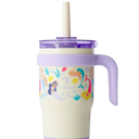 Reduce 14oz Coldee Vacuum Insulated Stainless Steel Straw Tumbler Mermaids: Kids Leakproof Drinkware