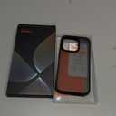 TORRAS Shockproof for iPhone 15 Pro Case 6.1", 12FT Military Grade Drop Tested, Anti-Fingerprint Anti-Scratch Semi-Clear Back with Silicone Slim Thin Protective Phone Case for 15 Pro, Black