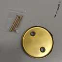 RP31556CZ Overflow Plate and Screws Drain Kit Replacement for Delta Tub, Champagne Bronze Color