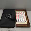 Two Lines Anyway Board Game  Strategy Game for Kids, Adults & Family, Ages 7+, 2-12 Player  Walnut Wooden Game, Handcrafted Heirloom