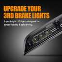 Third 3rd Brake Light LED for 2015-2020 Ford F150, High Mount Rear Brake Lights Assembly for 2017-2020 F250/F350/F450 Super Duty, Waterproof Center Cab Lamp Stop Light