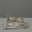 Display Easel, Metal Round Tube Scroll Vintage Gold Decorative Adjustable Floor Standing Easel with Chain Support, Perfect for Showcasing Pictures, Artwork, Picture Frame Wedding Sign Etc