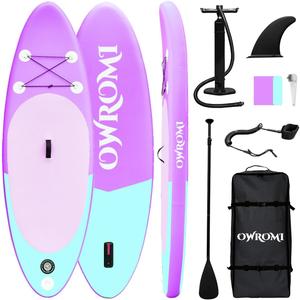 Kids Stand Up Paddle Board with Inflatable SUP Accessories, Non-Slip Comfort Deck Inflatable Paddle Board for Kid, Durable, Lightweight Fin for Youth & Kids