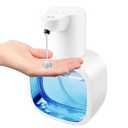 Gotofine Automatic Liquid Soap Dispenser with 500ml / 17oz Capacity, Touchless Soap Dispenser with 4 Level Adjustable, Rechargeable, Wall-Mounted, Waterproof for Kitchen, Bathroom, Hotel, Restaurant