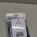 AmerTac MLC4BC Westek Indoor Plug-in Motion Activated Light Control  White, 120V 60Hz, 100 deg. Detection Zone | Wireless Motion Sensor