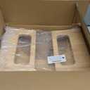 AmazerBath 7 Inches Bamboo Toilet Stool Squat for Adult, Foldable Squatting Potty Stools for Bathroom, 0.79" Thickness Poop Stool with Non-Slip Strip, Space-Saving, No Assembly Required, Natural Color