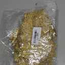 GORGECRAFT 3 Yards 9 Inches Width Sequin Flower Embroidery Lace Ribbon Metaillic Venice Edging Trimming Applique Sewing Lace Trim Floral Lace Crown Edge for Fabric Embroidered Wedding Bridal(Golden)