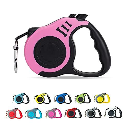 LIEVUIKEN Retractable Dog Leash Automatic Telescopic Tractor Dog Tape, Pet Tape 10/16 FT Durable and Convenient, with Non-Slip Handle, Suitable for Small and Medium-Sized Dogs