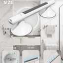 Grab Bars for Bathtubs and Showers 2 Pack Shower Handle for Seniors and Ederly, 12.2 Suction Handicap Grab Bars for Wall, Waterproof, No Drilling