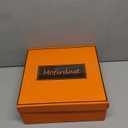 Mofirdast Womens Ankle Chunky Low Heels Boots Round Cap Toe Two-tone Color Blocking Booties Side Zipper Mid calf Boots, Size 6