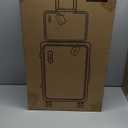 20 Inch Carry On Luggage 22x14x9 Airline Approved, Carry On Suitcase with Wheels, Hard-shell Carry-on Luggage, Durable Luggage Carry-On, Grey Small Suitcase with Cosmetic Case