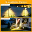Ollny Solar Lights Outdoor Waterproof IP65, 4 Pack Super Bright LED 2 Lighting Modes 360 Rotation Solar Spot Lights Outdoor, Auto On/Off Landscape Lighting for Yard Garden Pathway 3000K Warm White