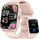 Fitpolo Smart Watch for Women Android & iPhone, Alexa Built-in [1.8" HD Screen] IP68 Waterproof Fitness Watch with Bluetooth Call (Answer/Make), Heart Rate/Sleep/SpO2 Monitor, 105 Sports Trackers