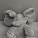 Tippi Peek a Boo Elephant Toy - Interactive Singing Elephant Teddy with Flapping Ears - for Newborn Baby Boys or Girls - Peekaboo Soft Toy for Babies 0-12 Months +