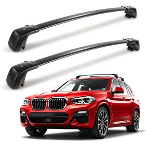 350 LBS Roof Rack Cross Bars Fit for BMW X3 G01 2018-2026 (Not for G45), Lockable Aluminum Crossbars Rooftop Cargo Carrier for Luggage Bike Kayak Ski