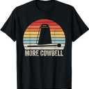 Vintage Retro More Cowbell Shirt Funny Sarcastic Humor T-Shirt Size XL