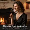 Crystal Burgundy Wine Glasses Cup Red Long Stem White Personalized Cute Large Women 30th Birthday Gifts for Her 30 Years Old Best 1995 Funny Cool Friend Gift Unique Birthday Party Decorations