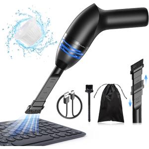 4.3Kpa Keyboard Vacuum Cleaner MiniHandheld Computer Vacuum Cordless for Car Laptop Sewing Machine Portable Keyboard Vac USB Desk Crumbs Dust Cleaners