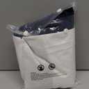 Scallop Edge Crib Skirt Navy Blue, 100% Egyptian Cotton 400 Thread Count Crib Skirt Dust Ruffle,Double Layer,Durable,Smooth Toddler Bedding Skirt for Baby Girls or Boys, 52"X28" with 14"