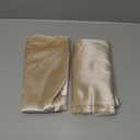 GIGIZAZA Velvet Throw Pillow Covers 18x18,Pack of 2 Champagne Beige Modern Pillow Covers Square Small Solid Pillow Vintage Cases for Living Room Couch