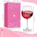 Swanfort 61th Birthday Gifts for Women, Vintage 1955 Wine Glass, 61th Birthday Decorations for Women, Meaningful 61th Gifts, Funny 61 Year Old Birthday Gift, Turning 61 Present for Her.