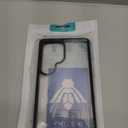 FNTCASE for Samsung Galaxy S25-Ultra Case: Military Grade Drop Protection Anti Yellowing Cell Phone Cover - Rugged Shockproof Protective Bumper Transparent Cases(Clear Black)