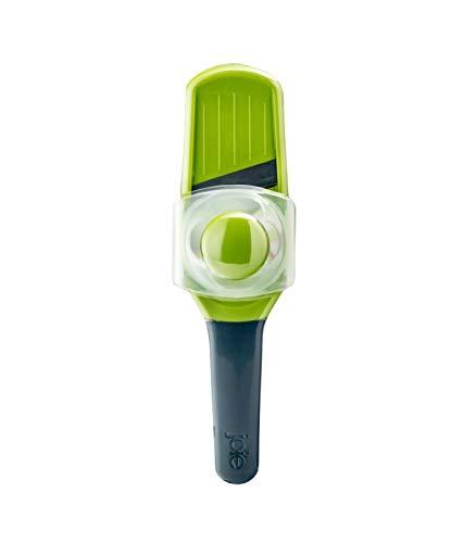 Joie MSC Stainless Steel Blade Mini Mandoline Slicer with Protective Slide Guide (Green)