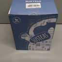 SUSTEAS Tea Kettle - 3.17QT Whistling Kettle with Ergonomic Handle - Premium Stainless Steel Tea Pots for Stove Top, Chic Vintage Teapot with Composite Base, Work for All Stovetops (Black)