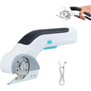 3.6V Cordless Electric Scissors, Rechargeable Tailoring Scissors, Leather Fabric Cutting Machine, Cloth Box Cardboard Cutter Carpet PVC Leather Cutting Tools
