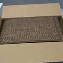 Szyeequoo Stair Treads Non Slip,Stair Treads for Wooden Steps Indoor,15 Pcs 8*30inch Stair Treads,Reusable Adhesive Stair Runner for kids&Dogs,Surface Polyester TPE Backing Carpet Stair Treads Brown