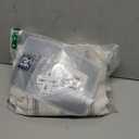 DriftAway Farmhouse Vertical Striped Linen Blend Textured Light Filtering Semi Sheer Curtains for Living Room Bedroom 84 Inches Long Drapes 2 Panels (Grey)